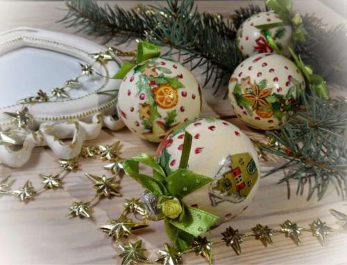 Как украсить дом к Новому году 2019. Идеи декупажа на Новый год 2019