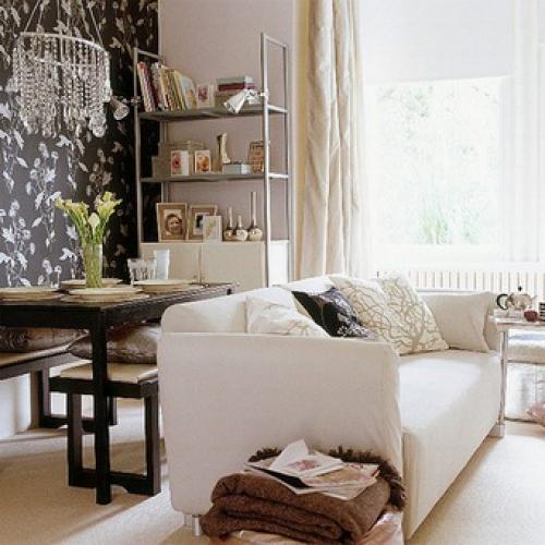 Черные обои в маленькой комнате. Черные обои: для каких помещений?