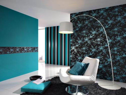 Комбинирование черных и белых обоев. Сочетание черных обоев с другими цветами