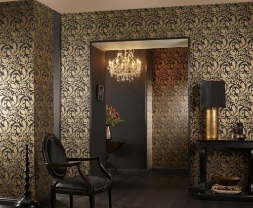 Комбинирование черных и белых обоев. Сочетание черных обоев с другими цветами