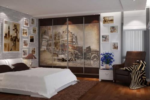 Современные шкафы в спальню. Виды моделей 22