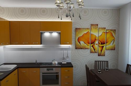 Металлизированные обои для кухни. Обои для кухни – самые популярные и лучшие перспективные варианты дизайна (85 фото)