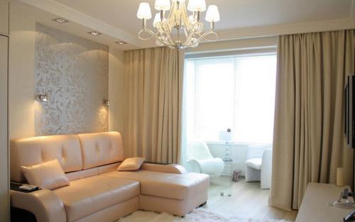 Модные шторы в зал. Выбор цвета для штор в гостиной