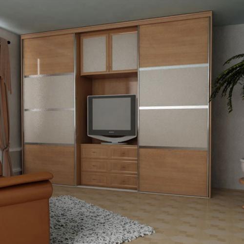 Шкаф в спальню с телевизором. Какие бывают шкафы купе с нишей для телевизора, обзор моделей