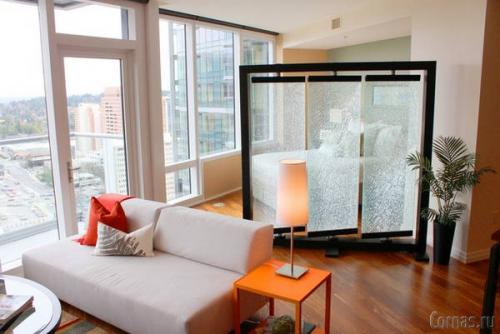 Планировка и дизайн однокомнатной квартиры 35 м2. Используем преимущества планировки 12