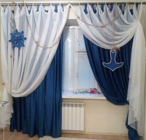 Шторы с якорями. Шторы в детскую в морском стиле — лучшие интересные идеи на 50 фото