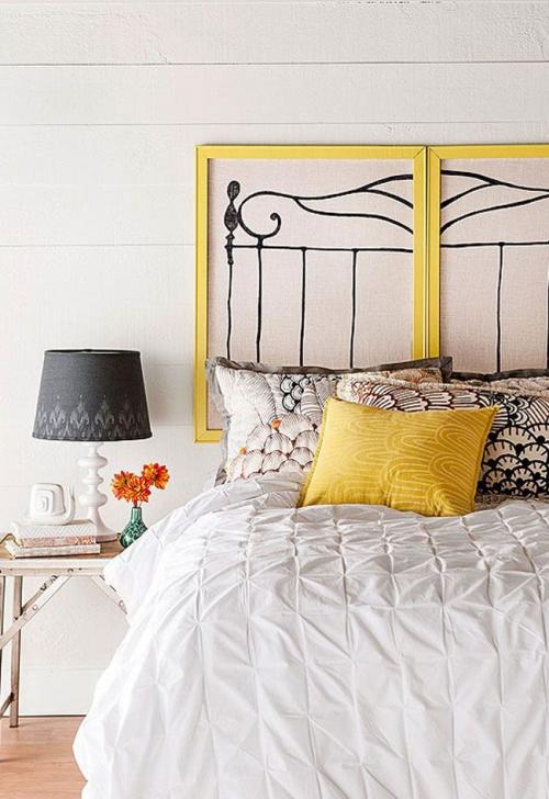 Как украсить кровать. Как украсить стену на месте изголовья