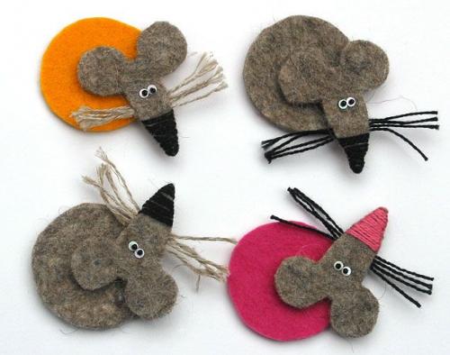 Поделки на новый год крысы. Крыса (Мышь) символ 2020 года своими руками, какие поделки можно сделать?