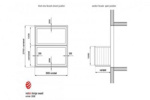 Балкон из окна. Невероятное окно-балкон трансформер bloomframe