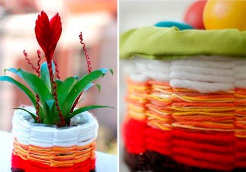 Ваза из бутылки чем украсить. Вазы из пластиковых бутылок