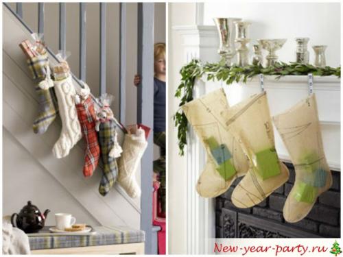 Новогодний сапожок из ткани своими руками. Как сделать Новогодний (Рождественский) сапожок для Санты?