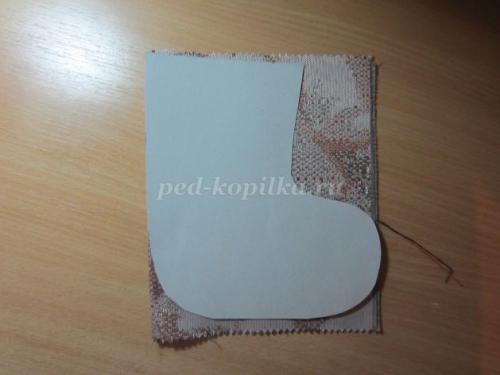 Рождественский носок своими руками. Как сшить носок для подарка 21