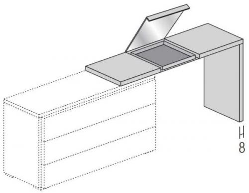 Туалетный столик с зеркалом и подсветкой. Где поставить + необычные модели для маленьких помещений