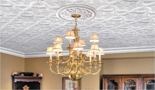 Плитка потолочная экструдированная цветная (моющаяся). Виды потолочной плитки