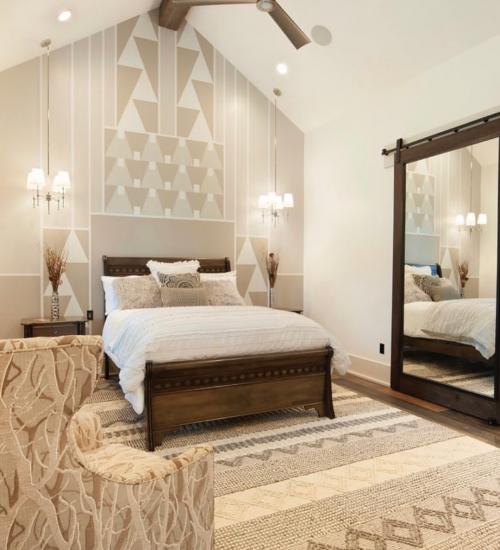 Акцентная стена в маленькой спальне. Акцентная стена в спальне: 12 идей оформления, о которых вы даже не подозревали