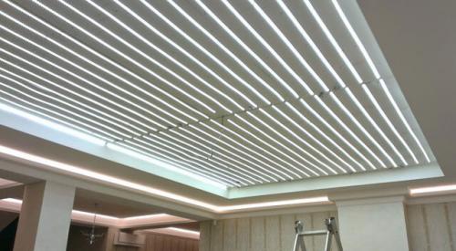 Светящийся потолок своими руками. Как сделать светящийся потолок подвесные конструкции 02