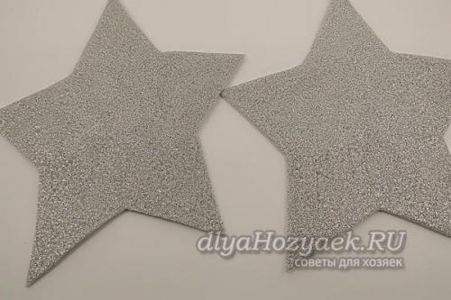 Игрушки из ткани новогодние. «Звезда» из фоамирана для елочки: легкий мастер класс + шаблон