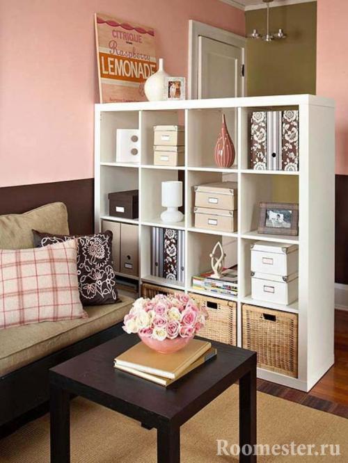 Перегородка для зонирования комнаты. Основные виды декоративных перегородок в интерьере