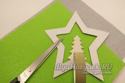 Игрушки из ткани новогодние. «Звезда» из фоамирана для елочки: легкий мастер класс + шаблон