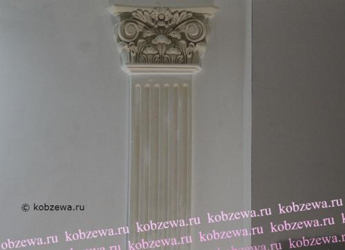 Полуколонна своими руками. Как сделать декоративные колонны своими руками 11
