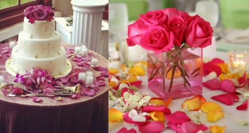 Лепестки роз на свадьбу. Как 12 способами использовать лепестки роз на свадьбе: