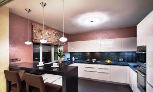 Дизайн кухни 9 кв метров с холодильником. Отделочные материалы для дизайна кухни 9 кв. метров