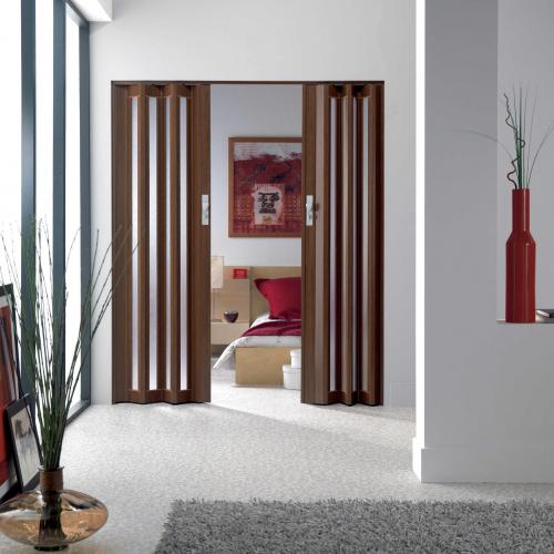 Передвижная перегородка в комнате. Разновидности конструкций раздвижных межкомнатных перегородок 23