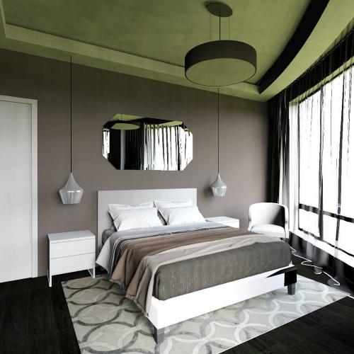 Акцентная стена в маленькой спальне. Акцентная стена в спальне: 12 идей оформления, о которых вы даже не подозревали