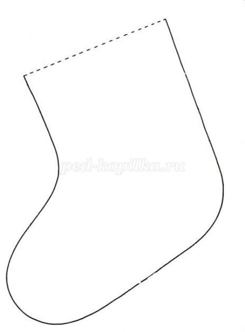 Рождественский носок своими руками. Как сшить носок для подарка 18