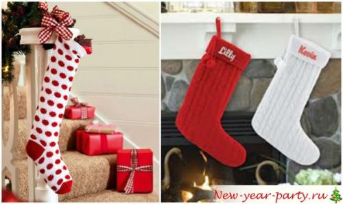 Новогодний сапожок из ткани своими руками. Как сделать Новогодний (Рождественский) сапожок для Санты?