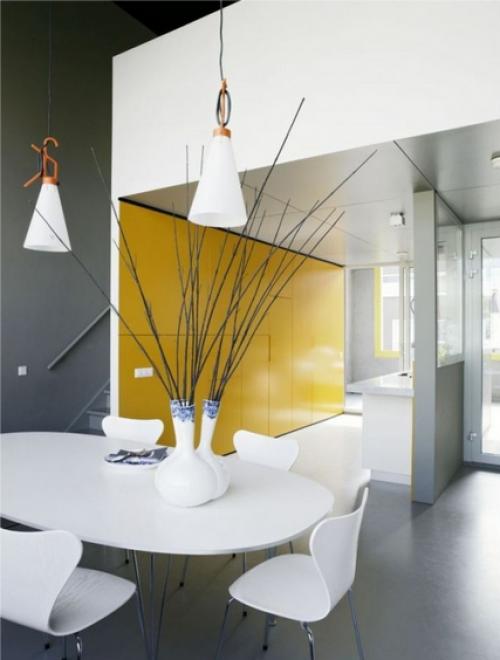 Сочетание серого в интерьере. С какими цветами сочетается серый в интерьере