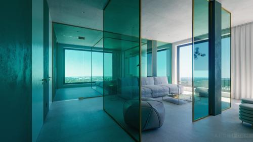 Кухня студия с панорамными окнами. Квартиры-студии с панорамными окнами: Фотообзор