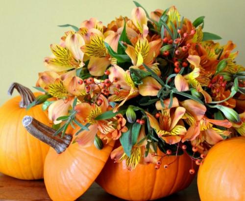 Как сделать экибану из тыквы. Красивые поделки из тыквы на выставку в школу