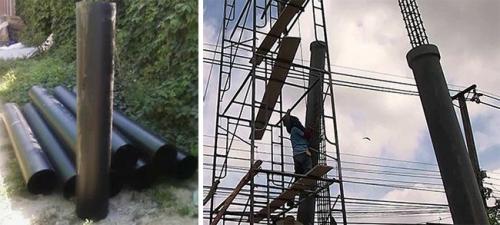 Как сделать колонны из бетона своими руками. Опалубка для колонн цилиндрической формы