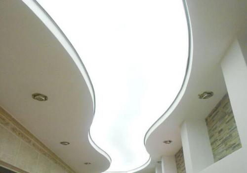 Светящийся потолок своими руками. Как сделать светящийся потолок подвесные конструкции 06