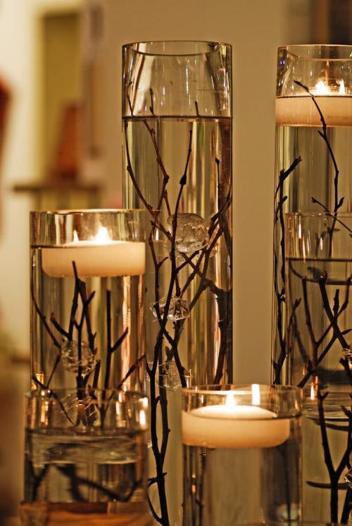 Декоративные ветки для напольной вазы своими руками. Украшение разнообразных предметов