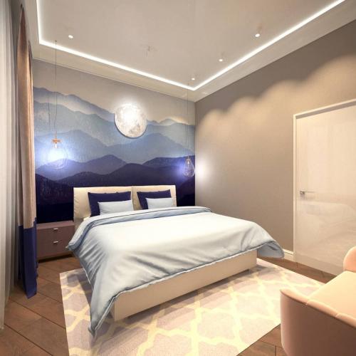 Акцентная стена в маленькой спальне. Акцентная стена в спальне: 12 идей оформления, о которых вы даже не подозревали