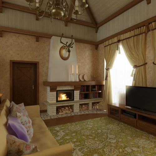 Интерьер частного дома своими руками. Интерьер частного дома – обзор вариантов создания эксклюзивного дизайна. Проектирование стиля загородного дома