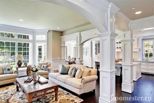 Декоративные колонны на стену. Опора или декоративный элемент