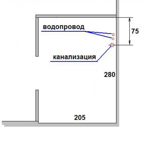 Как разделить совмещенный санузел в новостройке. Вариант разделения санузла. Практичность и функциональность - во главу угла.