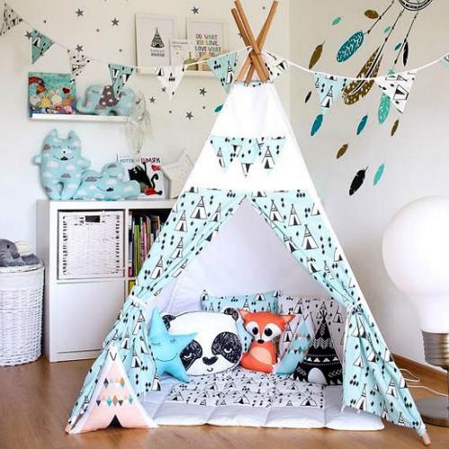 Детский шалаш в комнате своими руками. Как сделать детский вигвам своими руками?