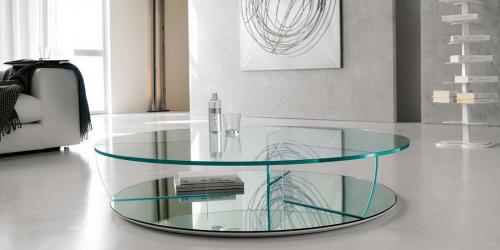 Стильные журнальные столики. Стеклянный журнальный столик: современность, воплощенная в одном материале