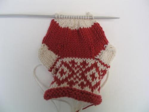 Рождественские носки спицами. Рождественские носочки / mini christmas stockings