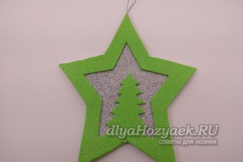 Игрушки из ткани новогодние. «Звезда» из фоамирана для елочки: легкий мастер класс + шаблон