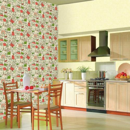 Обои для кухни 2019. Выбрать обои для кухни: реальные примеры оформления помещения