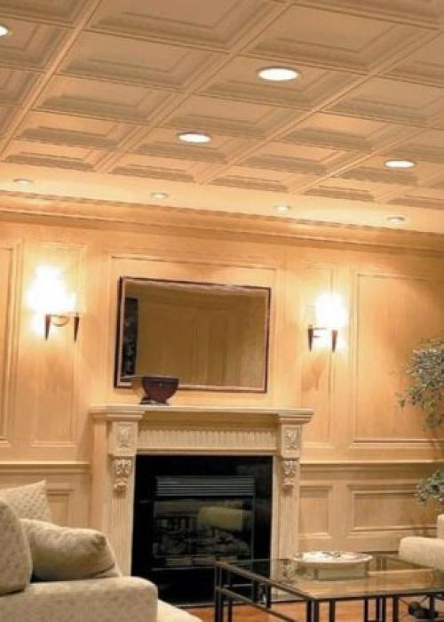 Потолочные плиты моющиеся. Разновидности потолочной плитки и способы ее укладки 04