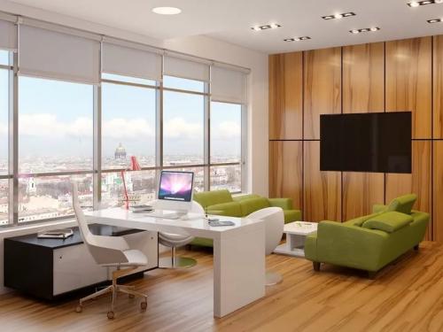 Оформление кабинета руководителя. Особенности зонирования пространства в кабинете руководителя 01 Оформление кабинета руководителя. Особенности зонирования пространства в кабинете руководителя 01