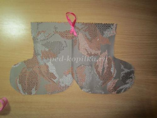 Рождественский носок своими руками. Как сшить носок для подарка 24