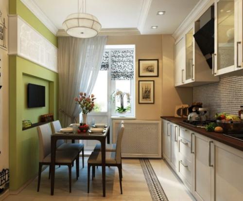 Дизайн кухни 9 кв метров с холодильником. Отделочные материалы для дизайна кухни 9 кв. метров