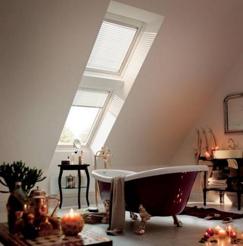 Ванная комната со скошенным потолком. Секреты оформления ванны на мансарде: что необходимо учесть